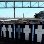 In memoria delle vittime del muro tra il Reichstag e la Sprea