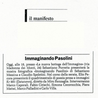1991 Roma Nuova Bottega dellimmagine - Immaginando Pasolini - 1