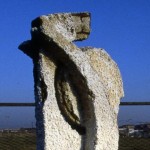 Primo monumento a Pasolini nel luogo della morte